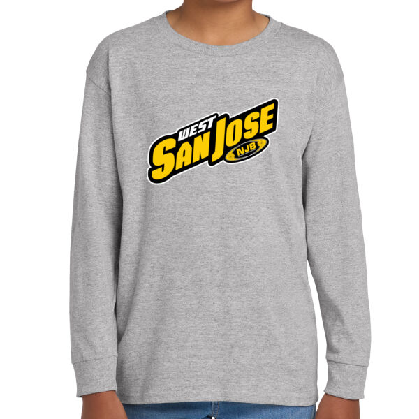 West San Jose NJB - Youth Heavy Cotton 100% Cotton Long Sleeve T Shirt Thumbnail
